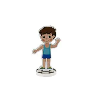 Toysters Dress-Up Wooden Magnetic Doll Toy for Boys