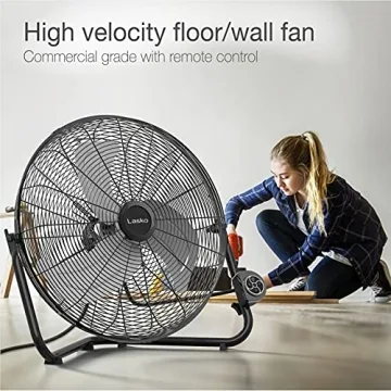Lasko High Velocity Fan with Remote Control for Cooling