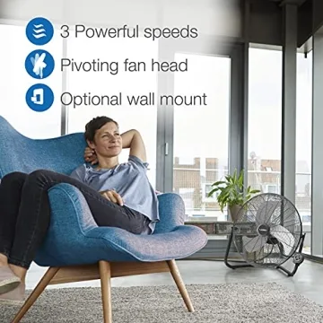Lasko High Velocity Fan with Remote Control for Cooling