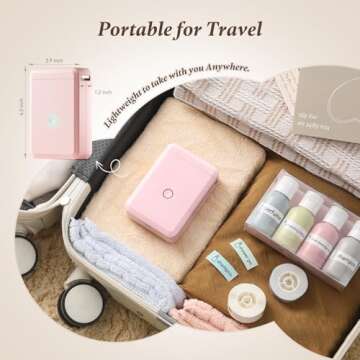 NIIMBOT D110 Label Maker - Rechargeable & Portable