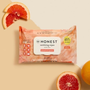 Honest Company Alcohol Wipes with Aloe | 150 Count