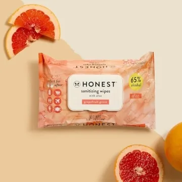 Honest Company Alcohol Wipes with Aloe | 150 Count