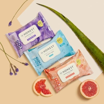 Honest Company Alcohol Wipes with Aloe | 150 Count