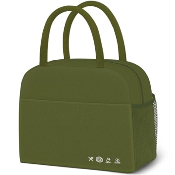 DALINDA Lunch Bag Women,Lunch Box for Women Men Reusable Insulated Lunch Tote Bag High Capacity for ...