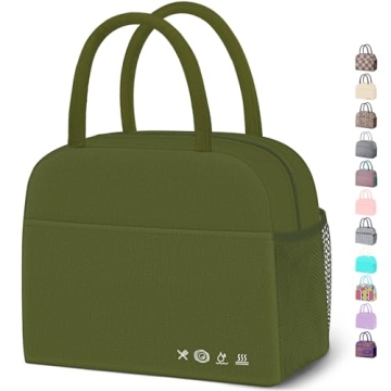 DALINDA Lunch Bag Women,Lunch Box for Women Men Reusable Insulated Lunch Tote Bag High Capacity for Travel Work Picnic