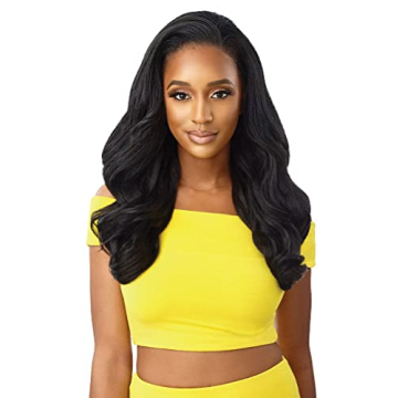 Stylish Converti-Cap Outre Wig Deluxe Cap with Adjustable Drawstring (SUNDAY ROMANCE, Heat Resistant...