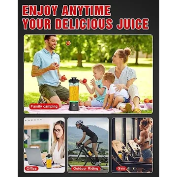 Portable USB Blender for Shakes Smoothies BPA-Free 20oz