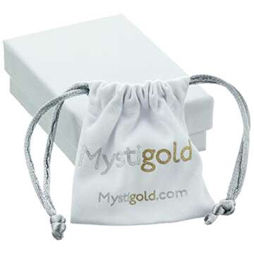 Trendy Mystigold Infinity Necklace in Gold or Silver
