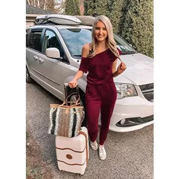 PRETTYGARDEN Off Shoulder Summer Jumpsuit for Women