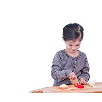 Bee9 Maple Wood Kids Knife, Kitchen Tool for Toddler and Kids Cooking. Toddler Knife/Montessori Kitchen.