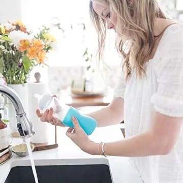 Olababy Silicone Sleeve for Avent Natural Glass Baby Bottles (4 oz, Pink)