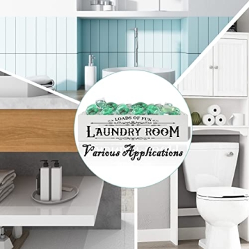 Wood Laundry Detergent Pods Container for Farmhouse Decor