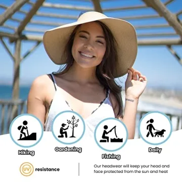 Stylish Packable Wide Brim Sun Hat for Women
