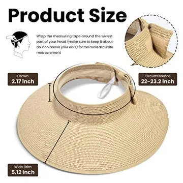 Stylish Packable Wide Brim Sun Hat for Women