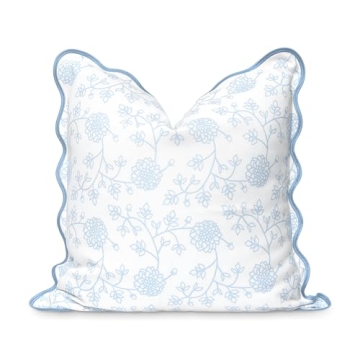 Premium Coastal Dahlia Throw Pillow Cover for All Spaces