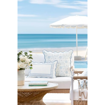Premium Coastal Dahlia Throw Pillow Cover for All Spaces
