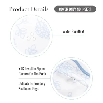 Premium Coastal Dahlia Throw Pillow Cover for All Spaces