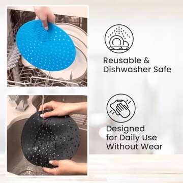 Reusable Silicone Air Fryer Liners - 3 Pack for Easy Cooking