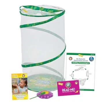 Insect Lore Butterfly Garden | Pavilion 24" with Voucher | 2ft Tall Habitat & STEM Journal | Redeem ...