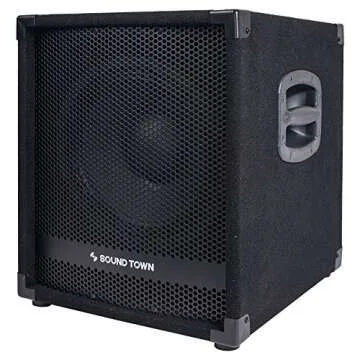 Sound Town 2-Pack METIS Series with Class D Amplifier PA Subwoofer