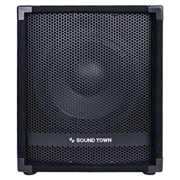 Sound Town 2-Pack METIS Series with Class D Amplifier PA Subwoofer