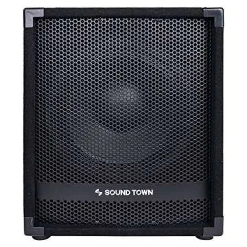 Sound Town 2-Pack METIS Series with Class D Amplifier PA Subwoofer