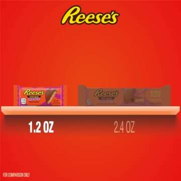 REESE'S Milk Chocolate Peanut Butter Hearts, Valentine's Day Candy Packs, 1.2 oz (36 Count)