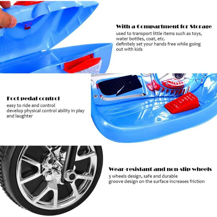 Costzon 6V Powered Ride On Motorcycle for Kids