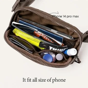 Stylish ODODOS Adjustable Mini Belt Bag for Everyday Use