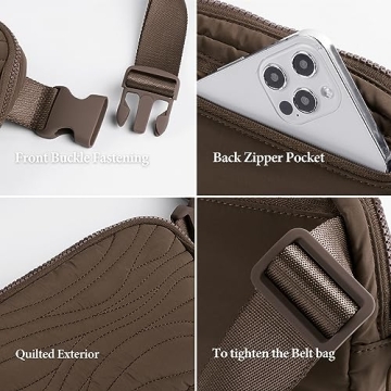Stylish ODODOS Adjustable Mini Belt Bag for Everyday Use