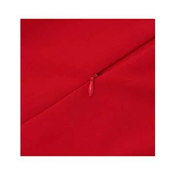 Elegant Bbonlinedress Red Vintage Midi Dress for Women