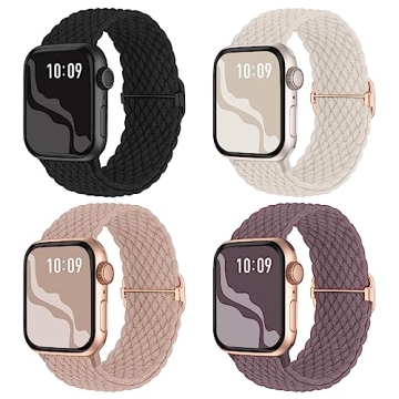 Braided Stretchy Solo Loop for Apple Watch - 38mm to 49mm