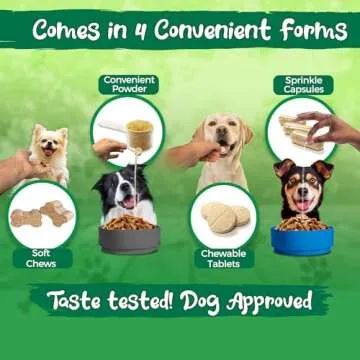 Vital Planet - Flora Dog Probiotic Capsules Supplement with 20 Billion Cultures and 10 Strains, High Potency Immune and Digestive Support Probiotics for Dogs, 30 Delayed Release Capsules