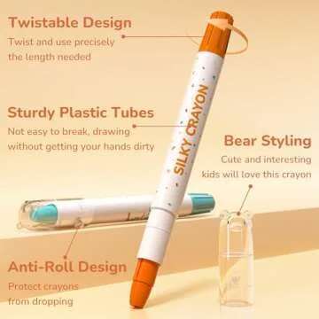 36 Jumbo Non-Toxic Crayons for Toddlers - Easy to Hold