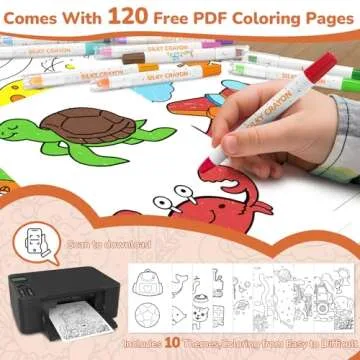 36 Jumbo Non-Toxic Crayons for Toddlers - Easy to Hold