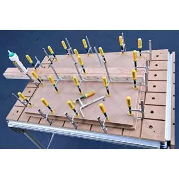 MICROJIG Matchfit DVC-538K2_K2 Dovetail Clamps Set With Soft-Grip Handle, 2-Piece, 2-Pack