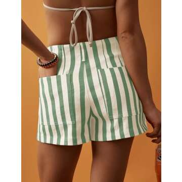 Stylish ACCPUR High Waisted Summer Casual Shorts