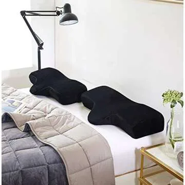 Ergonomic Memory Foam Lash Pillow for Comfort and Support