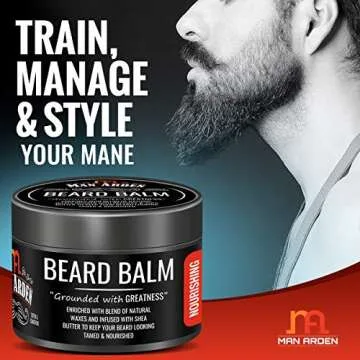 Man Arden Beard Balm Softens & Moisturizes Facial Hair 50gm