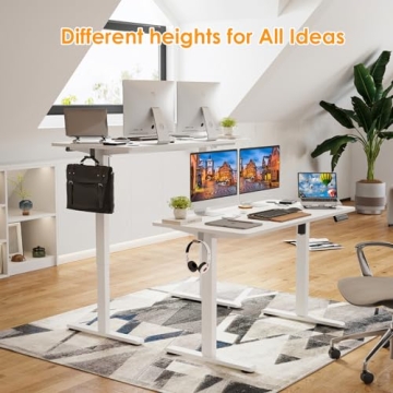 STARY Electric Standing Desk Adjustable Height Home Office