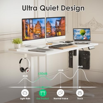 STARY Electric Standing Desk Adjustable Height Home Office