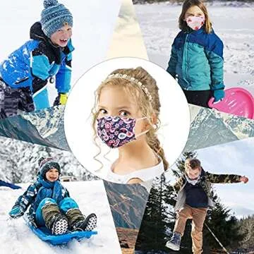 Reusable Face Mask Washable Cloth, Design Leopard Girl Cotton Cute Designer Pink Cool Red Pink Decorative Colorful Adjustable Youth Dust Comfortable Printed Ply Size