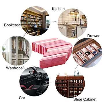 Cedar Space Cedar Blocks for Clothes Storage 16 Pcs, 2 Value Packs 100% Aromatic Red Ceder Blocks, Cedar Planks, Cedar Accessories for Closets Storage