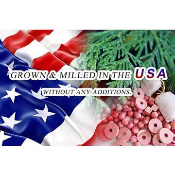 Cedar Space Cedar Blocks for Clothes Storage 16 Pcs, 2 Value Packs 100% Aromatic Red Ceder Blocks, Cedar Planks, Cedar Accessories for Closets Storage