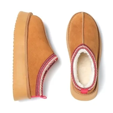 HOWILIM Women's Platform Mini Boots for Winter Comfort and Style