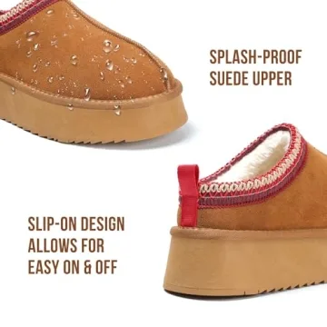 HOWILIM Women's Platform Mini Boots for Winter Comfort and Style