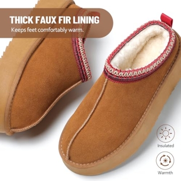 HOWILIM Women's Platform Mini Boots for Winter Comfort and Style