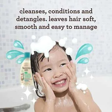 Aveeno Kids 2-in-1 Hydrating Shampoo & Conditioner, Gently Cleanses, Conditions & Detangles Kids Hai...
