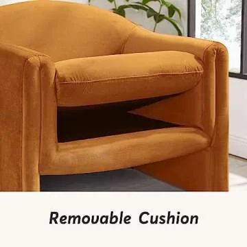 Stylish Living Room Accent Chair - U-Shaped Design