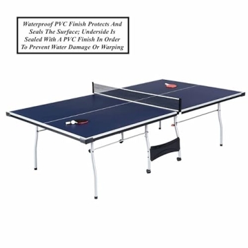 Folding Rolling Table Tennis Table Indoor - Perfect Holiday Gift